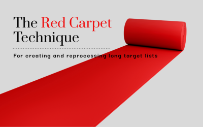 Rolling Out the Red Carpet